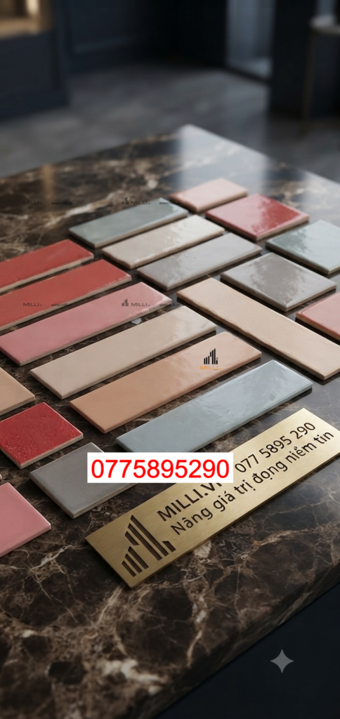 Gạch Thủ Công Màu Men Trắng Kem Đẹp Giá Rẻ HCM – MILLI (26)
