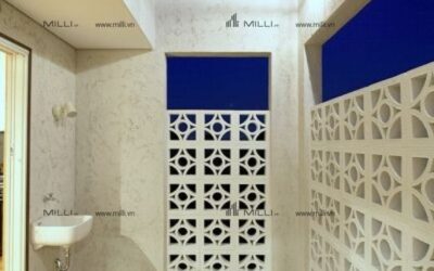 25 MẪU TƯỜNG GẠCH BÔNG GIÓ PHÒNG KHÁCH ĐẸP SANG TRỌNG