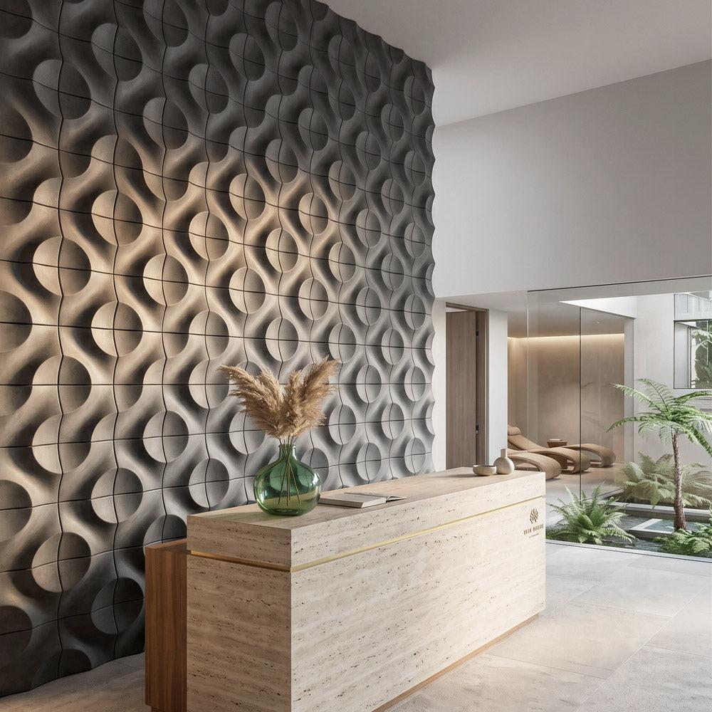 Gạch 3D bê tông xi măng ốp tường trang trí DGRC