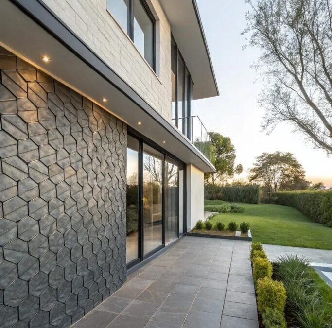 Gạch 3D Bê Tông Giá Xưởng Cho Nhà Phố Và Biệt Thự