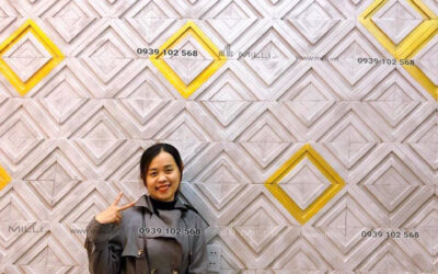 Gạch 3D khổ lớn – Vật liệu trang trí được ưa chuộng nhất của KTS cho các công trình lớn.