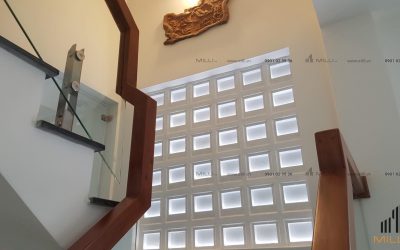 Những mặt tiền gạch thông gió che mưa nổi bật