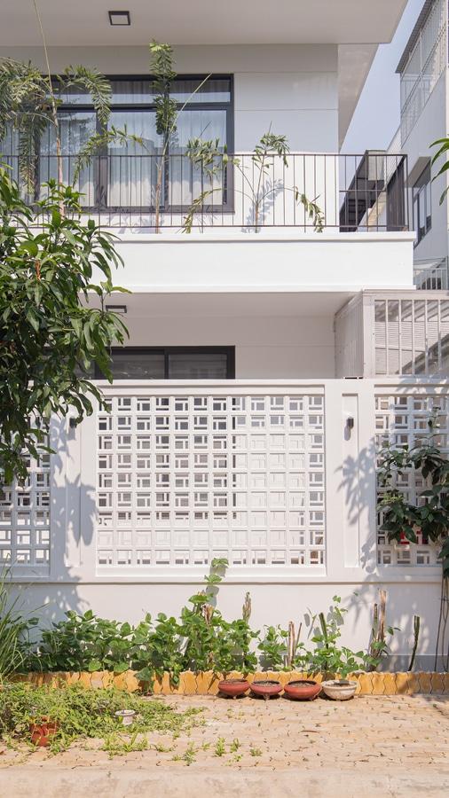 gạch bông gió/thông gió trắng hàng rào
