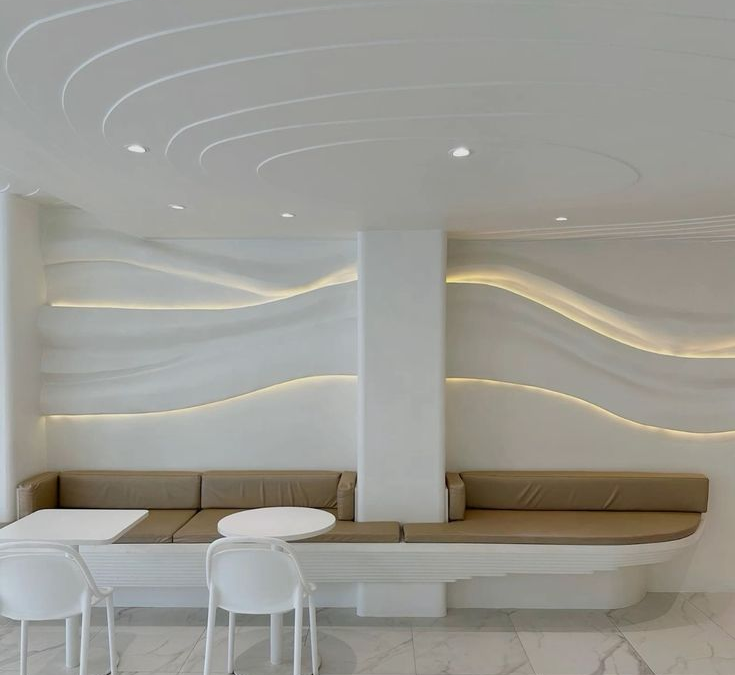 Gạch 3D Bê Tông Kiến Trúc Hiện Đại