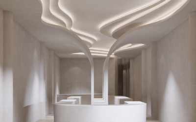 Không Gian Sang Trọng Hơn Nhờ Gạch Lượn Sóng 3D