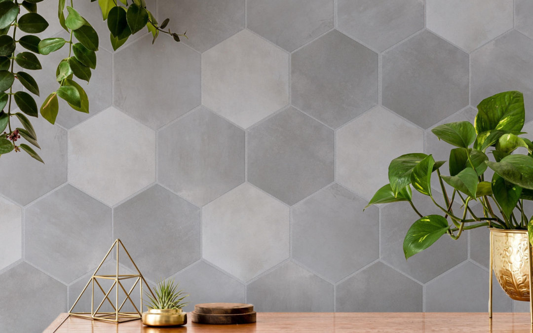 Gạch 3D Lục Giác Xi Măng – Xu Hướng Trang Trí Tường Hiện Đại Và Khác Biệt