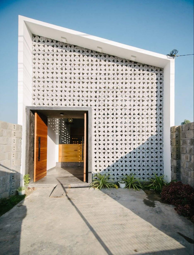 gạch bông gió trắng