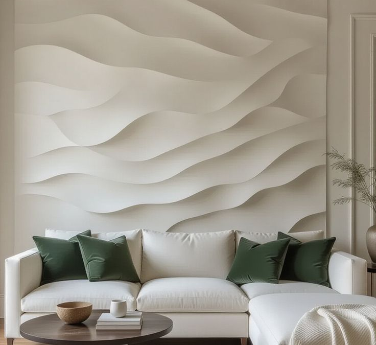 Gạch 3D bê tông xi măng ốp tường trang trí DGRC