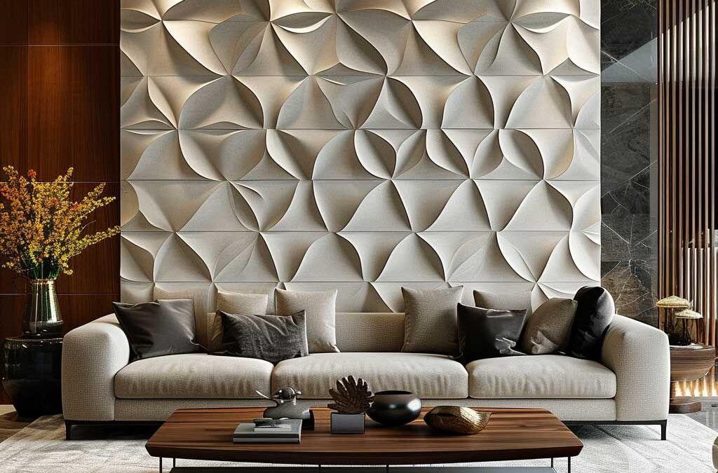 Gạch 3D Bê Tông Trang Trí Mặt Tiền Nhà Phố