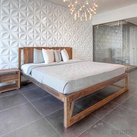Gạch 3D bê tông cường độ cao hiệu ứng đẹp trang trí nội thất giá rẻ